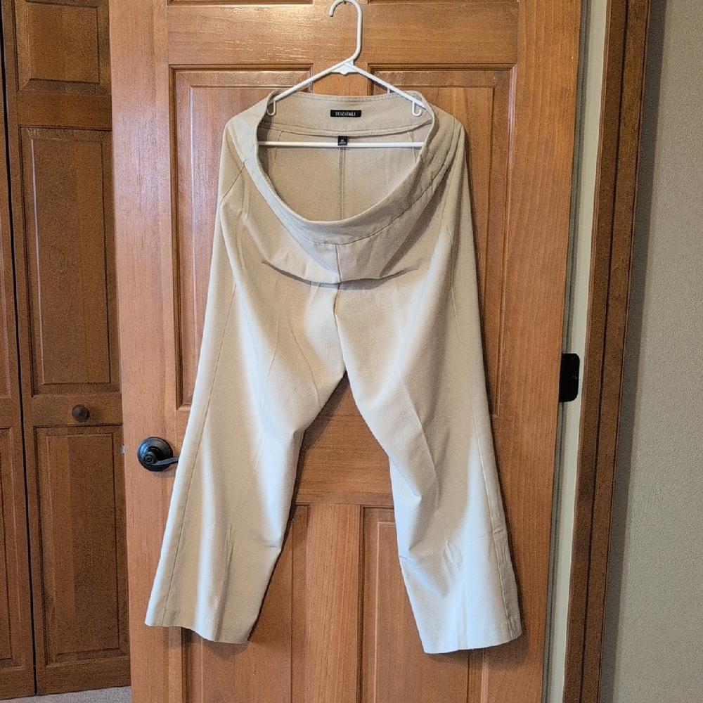 Chico's Beige Wide-Leg Pants